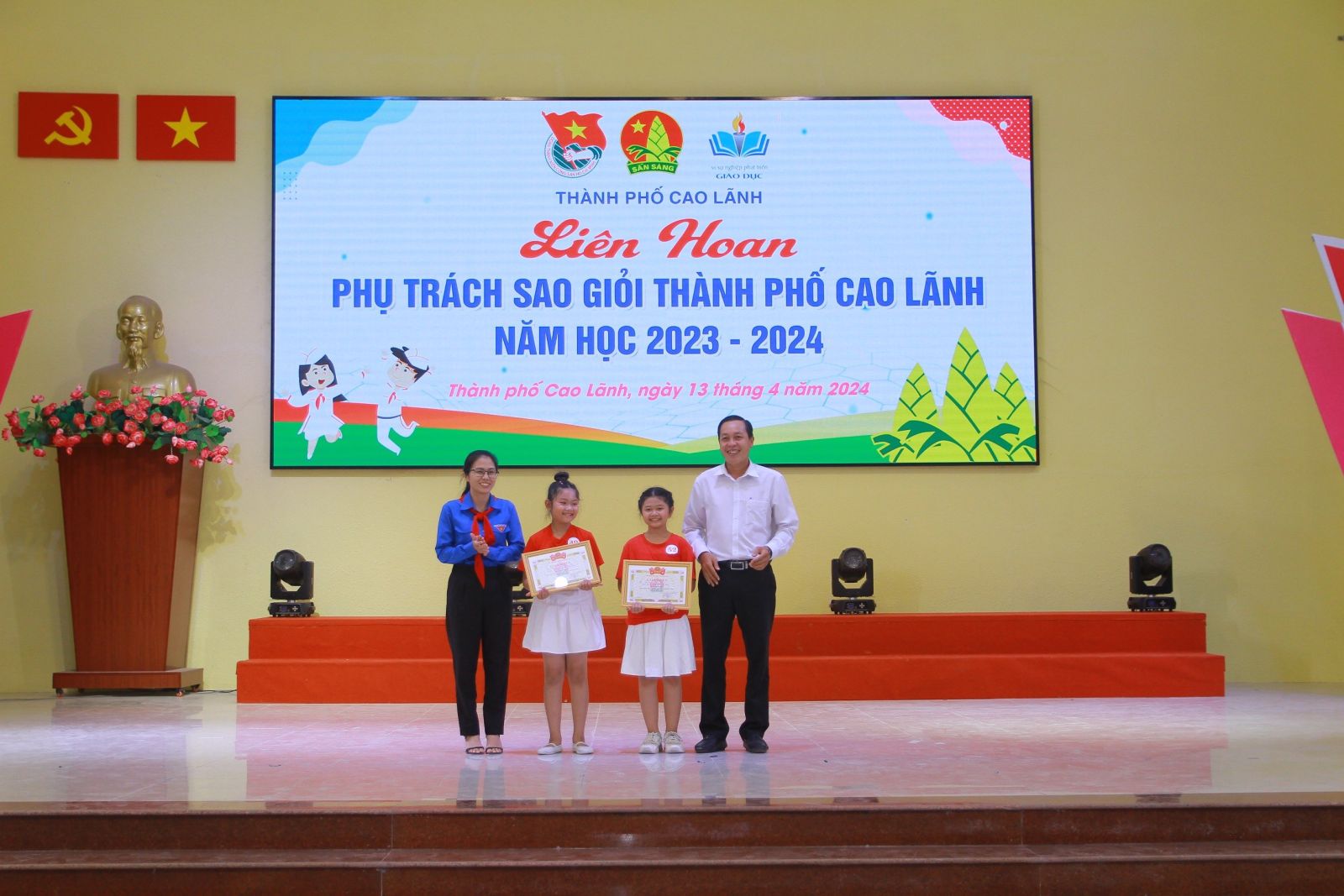 LIÊN HOAN PHỤ TRÁCH SAO GIỎI THÀNH PHỐ CAO LÃNH NĂM HỌC 2023 - 2024